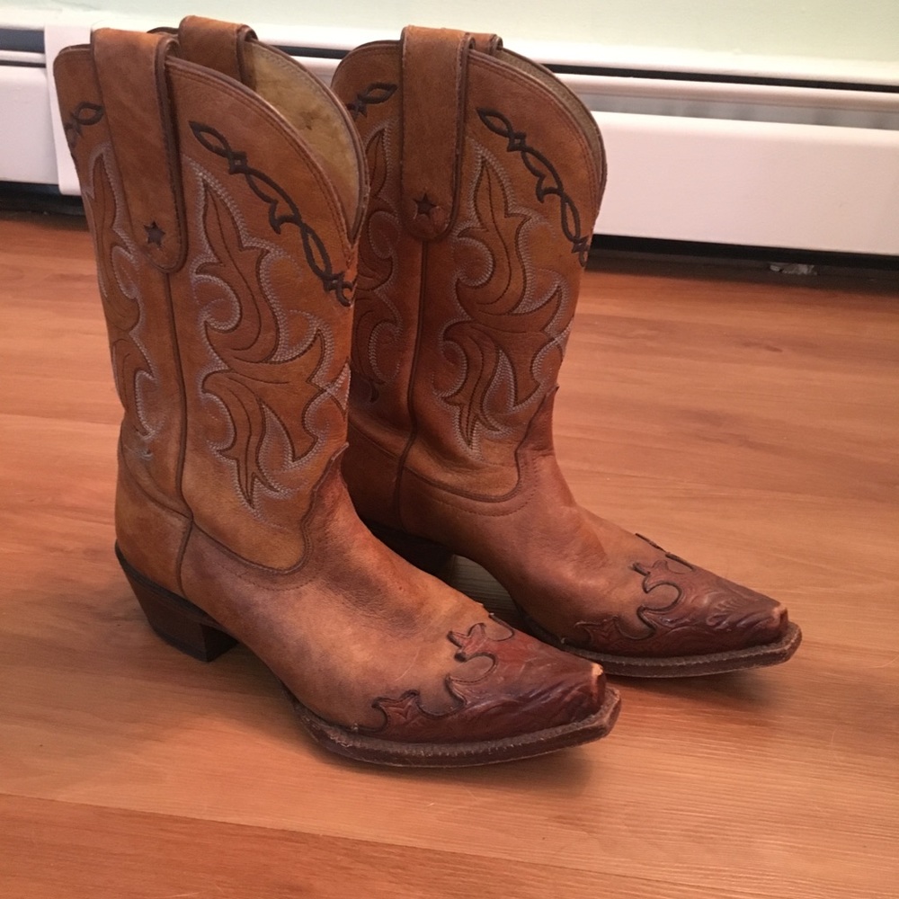 Tony Lama Vaquero Western Cowgirl Boots 7.5